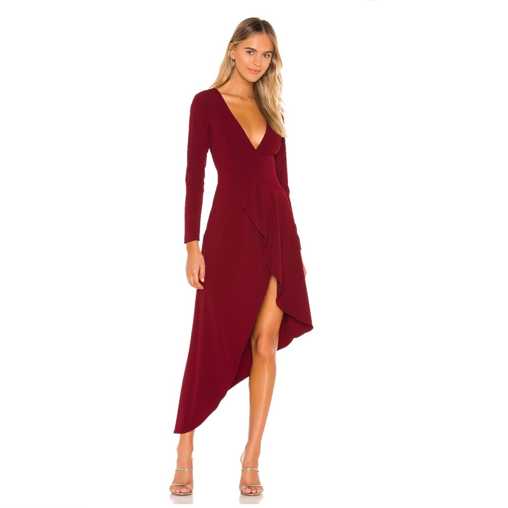 Red Revolve dress